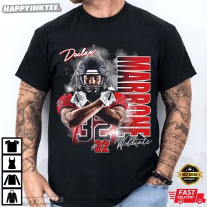 Custom Football Player High School Vintage T-Shirt