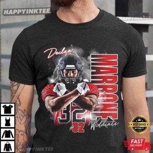 Custom Football Player High School Vintage T Shirt (2)