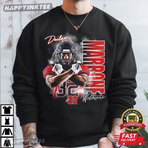 Custom Football Player High School Vintage T Shirt (3)