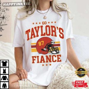 Vintage Go Taylors Fiance Kansas City Taylor Travis Fan 87 T-Shirt