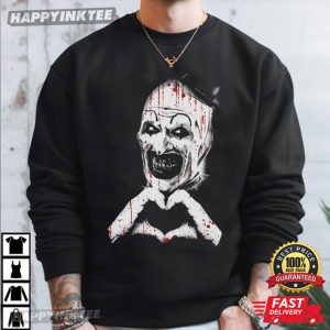 Terrifier Art The Clown Scary Horror Clown Slasher T Shirt (2)