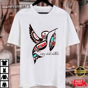 Every Child Matters Orange Shirt Day Hummingbird Native T Shirt (3)