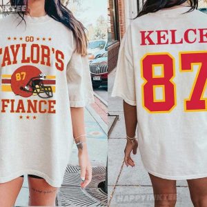 Go Taylors Fiance Kelce 87 Swiftie Chiefs Fan T Shirt (2)