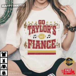 Go Taylors Fiance Music Sheet Tayvis T Shirt (2)