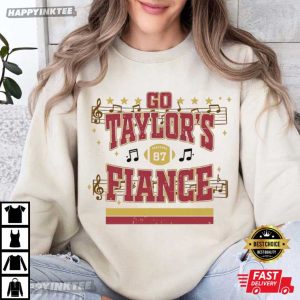 Go Taylors Fiance Music Sheet Tayvis T Shirt (3)