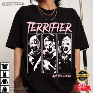 Terrifier Art The Clown Slasher Horror Movie T-Shirt