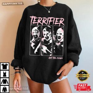 Terrifier Art The Clown Slasher Horror Movie T Shirt (3)