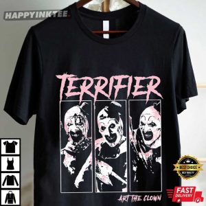 Terrifier Art The Clown Slasher Horror Movie T Shirt (4)