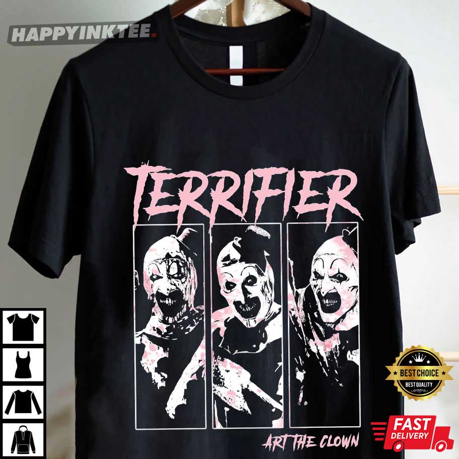 Terrifier Art The Clown Slasher Horror Movie T-Shirt Terrifier Art The Clown Slasher Horror Movie T-Shirt