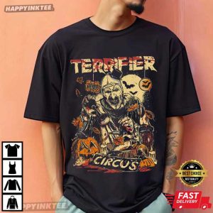 Terrifier Horror Movie Spooky Clown Halloween T-Shirt