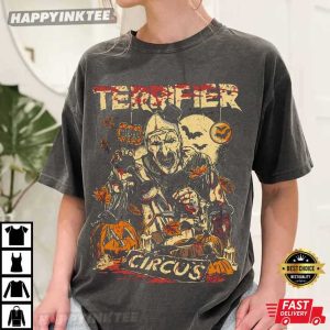 Terrifier Horror Movie Spooky Clown Halloween T Shirt (2)