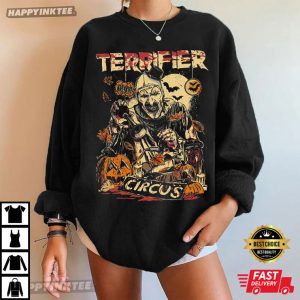 Terrifier Horror Movie Spooky Clown Halloween T Shirt (3)