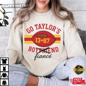 Go Taylors Fiance Tayvis Game Day Football Bride Era T Shirt (2)