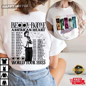 Benson Boone America Heart Tour Fan Gift T Shirt (2)