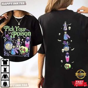 Pick Your Poison Princess Halloween Cartoon T-Shirt
