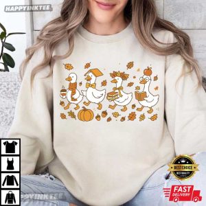 Fall Goose Preschool Kindergarten Teacher T Shirt (2)