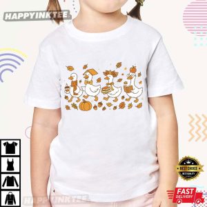 Fall Goose Preschool Kindergarten Teacher T Shirt (3)