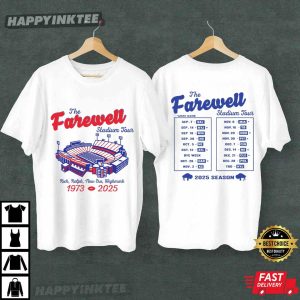 Buffalo Bills Farewell Stadium Tour Football T Shirt (2)