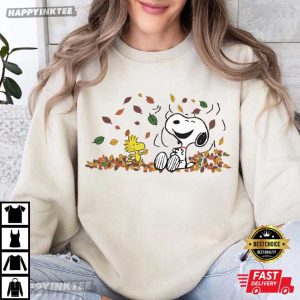 Fall Snoopy Retro Halloween Gift T Shirt (2)