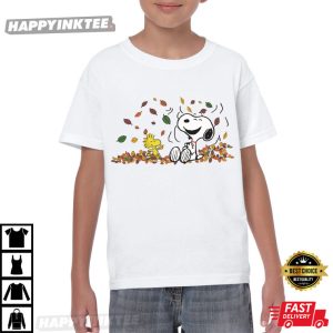 Fall Snoopy Retro Halloween Gift T Shirt (3)