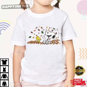 Fall Snoopy Retro Halloween Gift T Shirt (4)