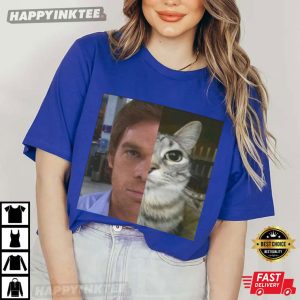 Dexter Morgan Funny Cat T Shirt (2)