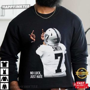 Geno Smith No Luck Just Hate Las Vegas Raiders T Shirt (3)