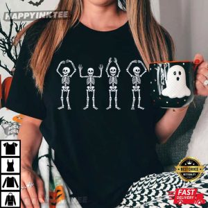 Ohio State Skeleton Halloween Funny T-Shirt