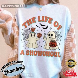 The Life Of A Showghoul Swiftie Cute Ghost Halloween Comfort Colors T Shirt (3)