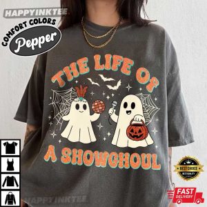 The Life Of A Showghoul Swiftie Cute Ghost Halloween Comfort Colors T Shirt (4)