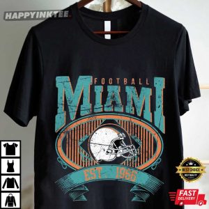 Miami Football Vintage Style 1966 T Shirt (4)