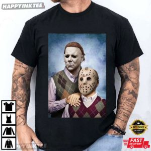 Michael Myers And Jason Voorhees Step Brothers Funny T-Shirt