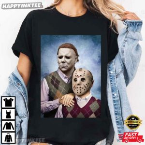 Michael Myers And Jason Voorhees Step Brothers Funny T Shirt (2)