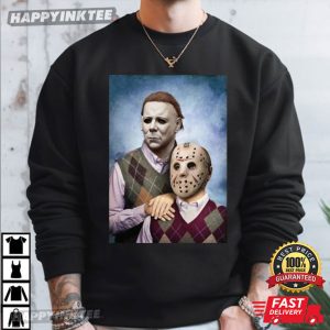 Michael Myers And Jason Voorhees Step Brothers Funny T Shirt (3)
