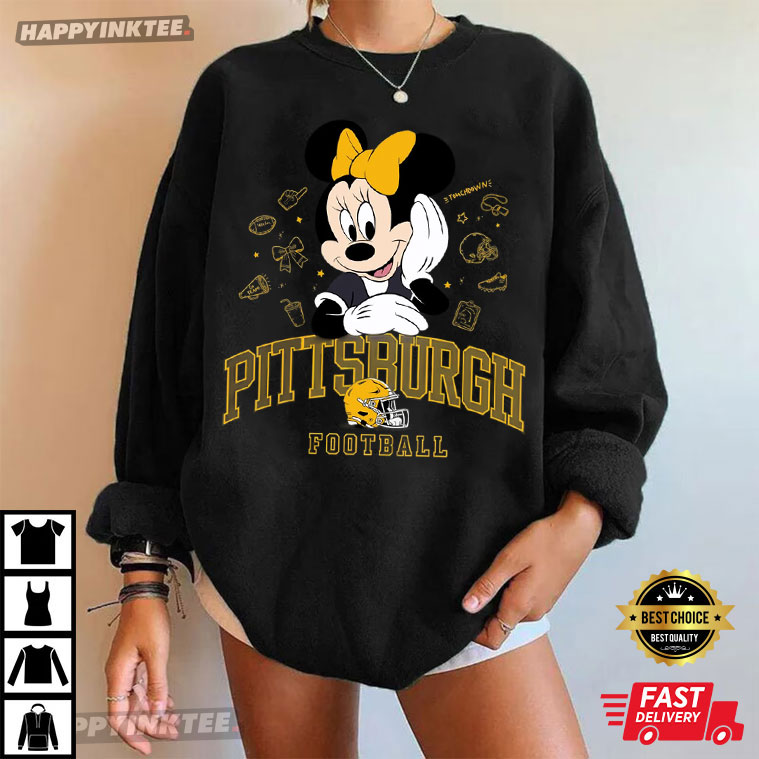 Pittsburgh Football Minnie Disney T-Shirt Pittsburgh Football Minnie Disney T-Shirt