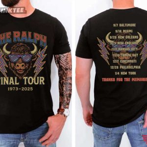 Vintage Buffalo Football The Ralph Farewell Tour 1973-2025 T-Shirt