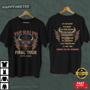 Vintage Buffalo Football The Ralph Farewell Tour 1973 2025 T Shirt (2)