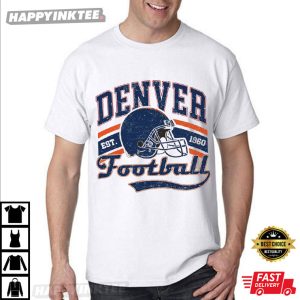 Denver Football Vintage 1960 Gift For Fan T-Shirt