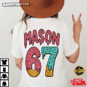 Mason 67 Ice Cream Meme Six Seven T Shirt (1)