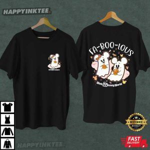 Walt Disney World Fa Boo Lous Mickey And Minnie Ghost Halloween T Shirt (2)