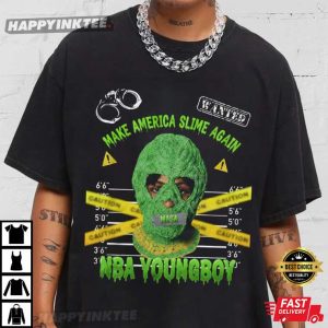 NBA YoungBoy Green Slime MASA Tour T Shirt (1)