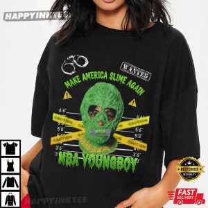 NBA YoungBoy Green Slime MASA Tour T Shirt (2)