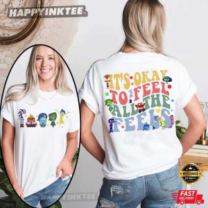 Inside Out Disney It’s Okay To Feel All The Feels Speech Therapy T-Shirt
