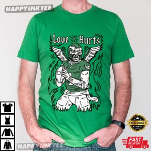 Jalen Hurts Love Hurts Philadelphia Eagles Phillies T Shirt (1)