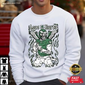 Jalen Hurts Love Hurts Philadelphia Eagles Phillies T Shirt (2)