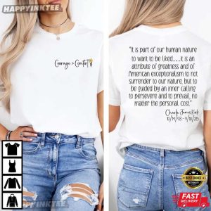 Charlie Kirk Turning Point Quote Courage Patriot T Shirt (2)
