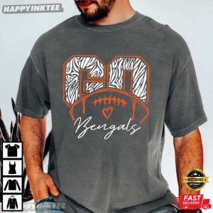 Go Bengals Cincinnati Bengals Leopard Football T Shirt (4)