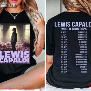 Lewis Capaldi World Tour UK Tour 2025 T-Shirt