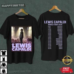 Lewis Capaldi World Tour UK Tour 2025 T Shirt (2)