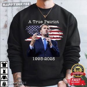 Charlie Kirk A True Patriot Graphic T Shirt (3)